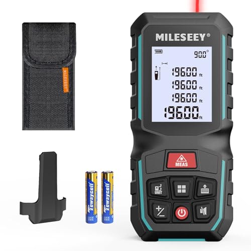MiLESEEY-G2-Laser-Measurement-Tool-330FT-FtinMFtin-with-Angle-Sensor-Laser-Distance-Meter-with-Pocket-Clip-Distance-Area-Volume-Measure-and-Pythagoras-116-in-Accuracy