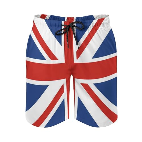 Union Jack UK Flag Men's Swim Trunks Quick Dry Bathing Suit Swimming Shorts Beach Swimwear2