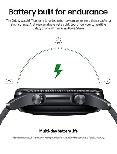 Samsung - Galaxy Watch3 R840U Titanium Smartwatch 45Mm Gps Only (Renewed) #TOP3