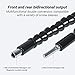 Maexus Flexible Drill Bit Extension - Magnetic Hex Soft Shaft, Flexible Screwdriver Extension for Connect Drive Shaft Tip Drill Bit Kit Adaptor (2 Pcs)