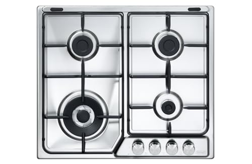 DELONGHI IF46ASDVSPN Plaque de cuisson 4 feux 1 triple couronne valV. sécurité inox - vue 3