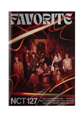 NCT 127 Favorite 3rd Repackage Album Catharsis Version CD+1p Poster+112p PhotoBook+1p Bookmark+1p Postcard+1p Pendant Card+1p PhotoCard+Message PhotoCard Set+Tracking Kpop Sealed