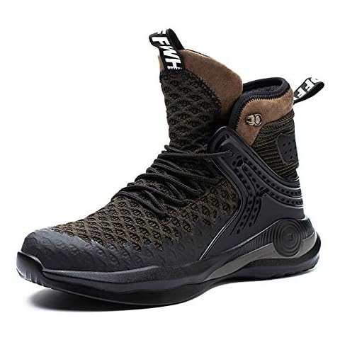 HEWXWX Safety Shoes For Men Steel Toe Safety Trainers,Work Steel Toe Caps Lightweight Anti-Smash Work Shoes,For Outdoor Sports,Green-10UK Cover