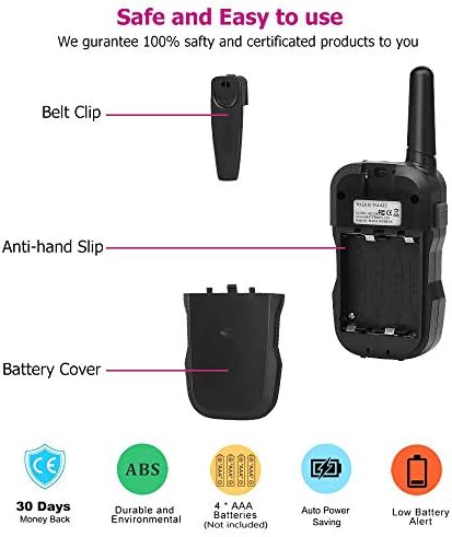 Nestling Walkie Talkies 3 Pack, Upgraded Version Camouflage Exterior 8 Channels 2 Way Radio Toys with Backlit LCD Flashlight, 3KM Range for Kids Indoor Outdoor Activity