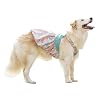 FLAdorepet Dog Dress for Large Dogs GirlsFloral Dog Wedding Dress Birthday Easter DressesSpring Summer Dog Clothes for Bulldog Labrador Rottweiler Pink 6XLChest 322 inch