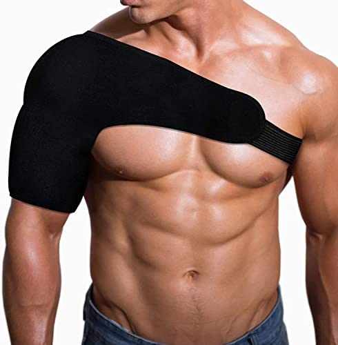 Image of Recovery Shoulder Brace and Arm Sling for Men & Women, Shoulder Compression for Injury Relief and Adjustable Comfort, Right /Left Shoulder Support, 1 Unit