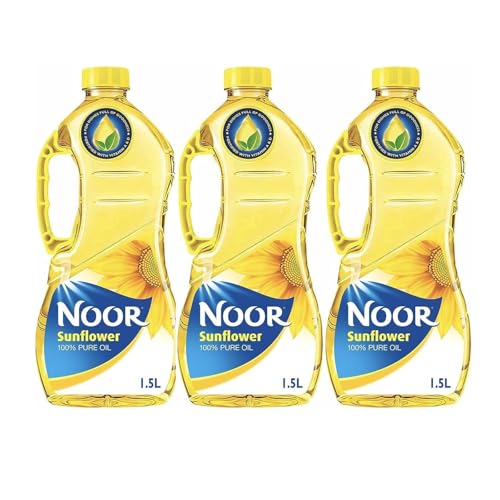 زيت دوار الشمس من نور، 1.5 لتر × 3