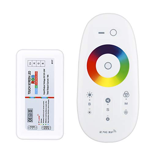COOLWEST Controlador de RF con Control Remoto inalámbrico Solo para Control Externo Tipo RGB PAR56 Luces de la Piscina LED