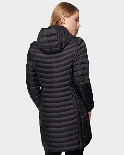 32 Degrees Women's 3/4 Ultra-Light Down Jacket| Slim Fit | Detachable Hood | Water Repellant2