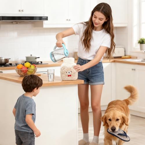 Bolsa de agua caliente reutilizable con diseño impermeable de gran capacidad 7