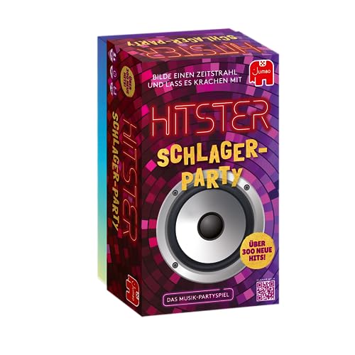 Jumbo Spiele Hitster Schlagerparty, Ein Party- und Kartenspiel für Erwachsene und Familien - 2 bis 10 Spieler ab 16 Jahren Deutsch