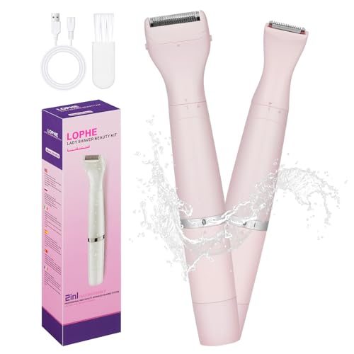 LOPHE Rasoio Elettrico da Donna 2 in 1