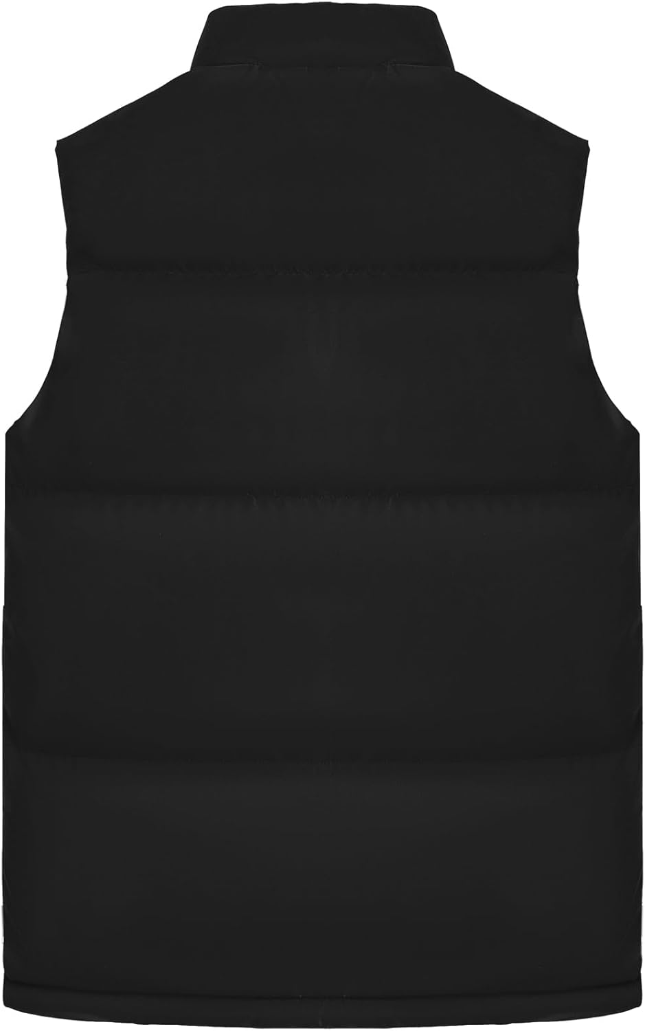 XinYangNi Men's Winter Warm Outdoor Padded Puffer Vest Thick Fleece Lined Sleeveless Jacket