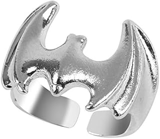 [PARTISAN] 指輪 リング ブラック シルバー バット 蝙蝠 コウモリ 動物 アニマル メンズリング