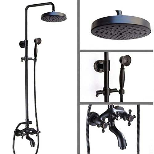 Ensemble de robinets de salle de bains rétro noir mat Mrs456 pour une ambiance unique
