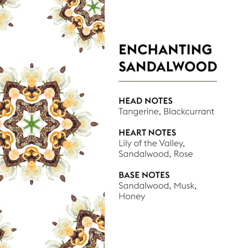 Enchanting Sandalwood - Lampe Berger Fragrance Refill for Home Fragrance Oil Diffuser - 16.9 Fluid Ounces - 500 milliliters