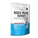 BioTechUSA 100% Pure Whey, Complejo de suero de leche con bromelina, aminoácidos, sin azúcar añadido, sin aceite de palma, 454 g, Tarta de queso con frambuesas