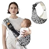 Snugs Carrier for Baby, Toddler Carrier, Baby Sling Carrier, Baby Sling Carrier 0 to 2 Years, Black, for Daily Outings, Travel, Hands-Free Parenting, Feeding Support