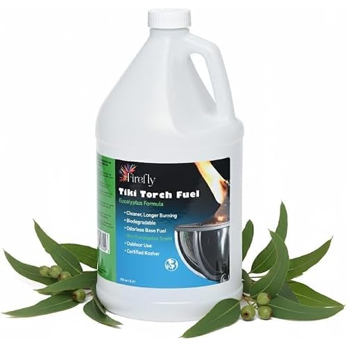 Firefly Eucalyptus Formula - Tiki Torch Fuel - Clean Burn, 1 Gallon