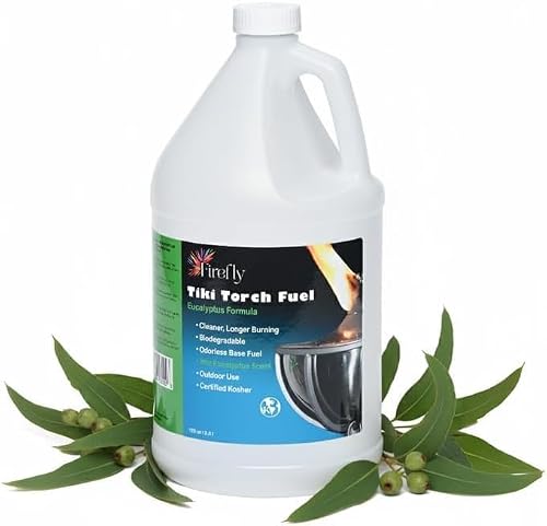 Firefly tiki torch fuel — clean-burning outdoor lamp oil