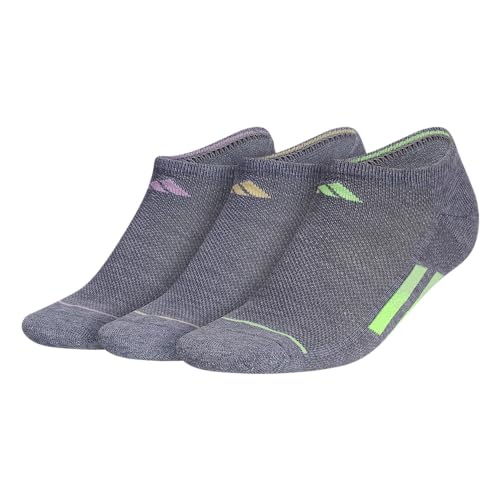 Superlite Stripe 3.0 No Show Socks (3-Pair) low profile athletic fit with arch compression