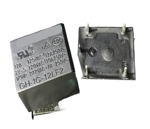 Relé de 5 pines GH-1C-12LF2 12V 12A T73-1C para placas electrónicas