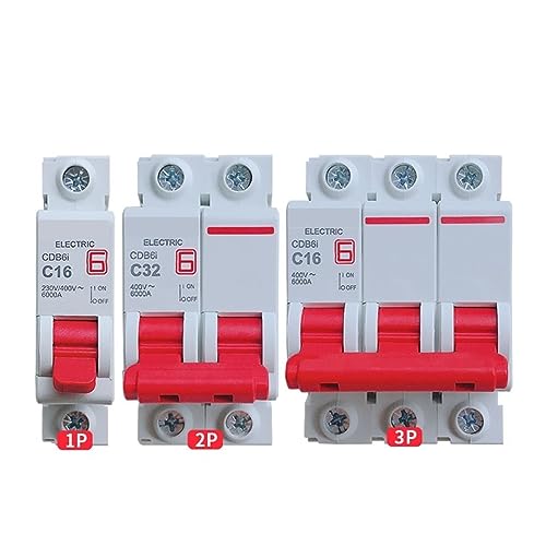 Disjoncteur miniature mcb cdb6i 1p type c 63a 230v 400v - 2
