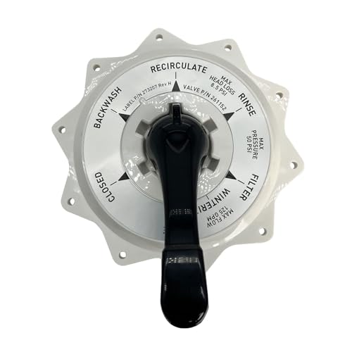 Hahanfair 2 inch 270067 Top Valve Assembly Replacement Kit Suitable for Hiflow Top and Side Mounted Swimming Pools and Spa Multi Port Install