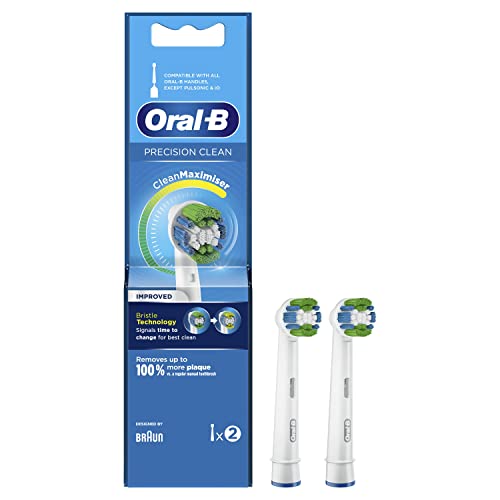 Oral-B - Precision Clean - Mit CleanMaximiser-Technologie - 2 Bürstenköpfe - 1 Stück
