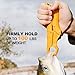 SNAIL TRAIL 7.5''/9'' Floating Fish Gripper, Fishing Grabber, Catfish Mouth Pliers, Caught Bass Holder, Digital Scale Hook Clamp, Saltwater Lip Grip Tool with Lanyard, Gifts for Men, Yellow