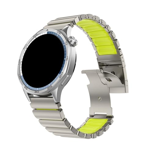 [PLYYQZM] Hua wei ɍ GT6/GT6Pro 46mmp22mm`^o[XgbvA,Watch ɍ 5 GT5 GT4p^ohAɂ̌puXbgɓK(Titanium green,For GT5 Pro 46m