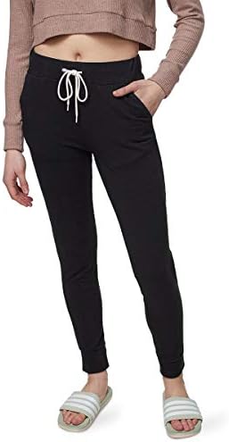 Monrow Women's Sweatpants, Faded Black, M