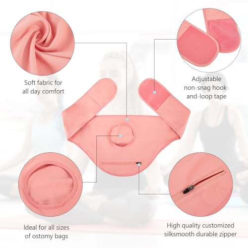 LKLKKC Ostomy Belt for Men & Women, Colostomy Bag Covers, Ostomy Bag Covers Colostomy Belt Stoma Support Belt Compatible with W/Colostomy Bags Ostomy Pouch Covers for Women and Men
