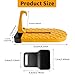 Car Door Step for Car Roof Access, Foldable Non-Slip Ascent Latch Pedal Rack with Scratch Proof Rubber Pad for Universal Cars SUVs Trucks Vans(Yellow)
