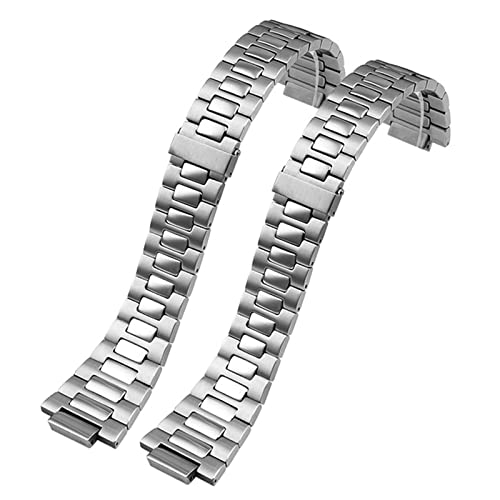 GQMYOK For Patek Philippe Nautilus watch strap 5711/1A010 series stainless steel watch chain steel belt convex mouth 25mm-13mm