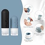 18pack Travel Bottles for Toiletries,TSA Approved Silicone Travel Containers for Toiletries,Leak Proof Refillable Liqus Shampoo And Conditioner travel Essentials toiletry Bottles - Image 4