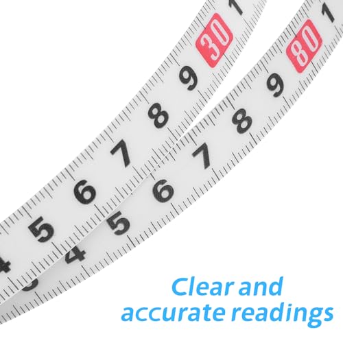 Cinta métrica adhesiva flexible 1 m escala métrica miniatura 3