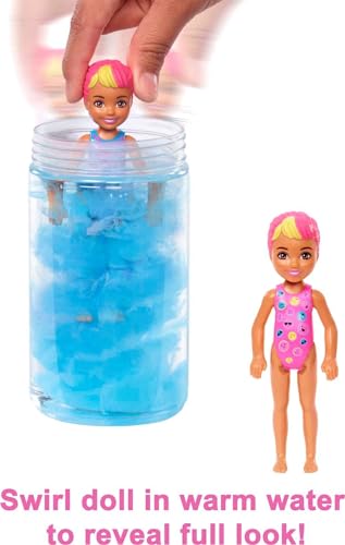 Barbie HCC90 Color Reveal Small Doll & Accessories, Neon Tie-Dye Series thumb #2