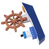 Beauté méditerranéenne : sublimez votre intérieur avec cette superbe décoration de voilier bleu et blanc, idéale pour une ambiance marine à la fois rafraîchissante et raffinée. modèles réduits de voiliers, décoration de bateaux à voile