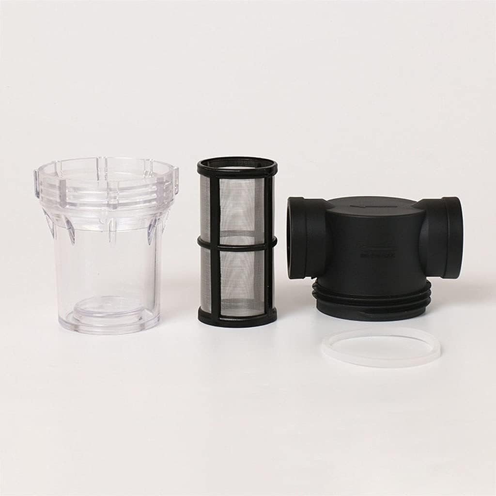 Pipeline Filter,water pipe filter, 1pcs Garden Watering Filter, 1/2" 3/4" 1" Plastic Irrigation System Impurity Prefilter Aquaculture Household Water Pipe Strainer(1/2" 40 Mesh)