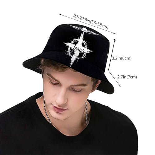 Image of Funny Duck Bucket Hat Fisherman Hat Beach Travel Sun Hat Outdoor Cap for Unisex Men Women
