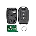 KMBZOCPER Car Key 2/3 Button 433MHz PCF7961M Fit for Renault Fit for Dacia Fit for Logan Fit for Lodgy Fit for Dokker(VA2)
