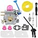 Panari 545081850 Carburetor + Air Filter Tune Up Kit for Husqvarna 128LD 128L 128LDX 124C 124L 128C 128CD String Trimmer/Brush Cutter C1Q-W38