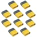 AMASS Stecker MR60 3-polig vergoldet Stecker mit Kappe 30A AMASS für RC Batterie Spielzeug Fahrzeug (10 Stück) MR60 Stecker günstig Kaufen-AMASS Stecker MR60 3-polig vergoldet Stecker mit Kappe 30A AMASS für RC Batterie Spielzeug Fahrzeug (10 Stück)