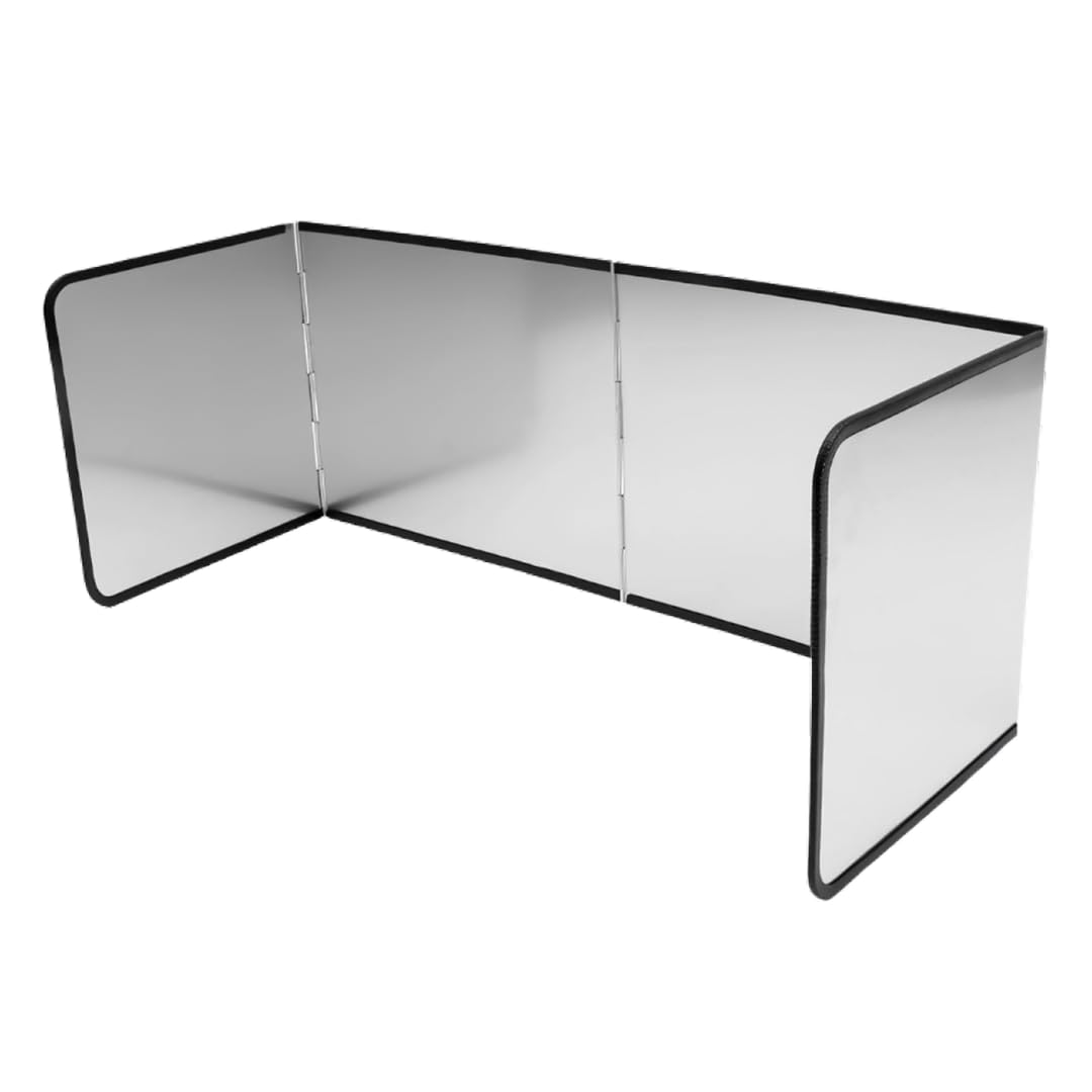 Gyanadh Oil Baffle Splatter Shield Guard Grease Stainless Steel Foldable Splatter Screen, Anti-Splashing Shield Guard for Stove Screen 4 Side Splatter Protector for Frying Stove Top Wall