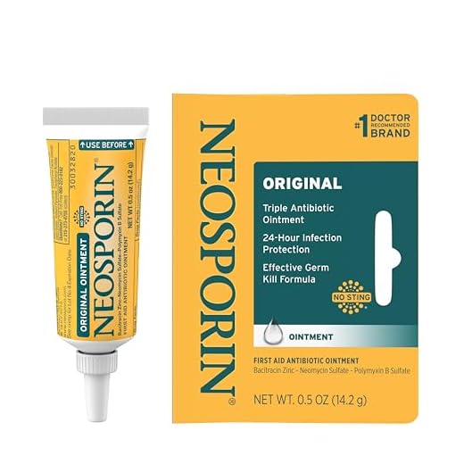 Neosporin Original First Aid Antibiotic Ointment with Bacitracin Zinc for Infection Protection, Wound Care Treatment & Scar Appearance Minimizer for Minor Cuts, Scrapes and Burns.5 oz