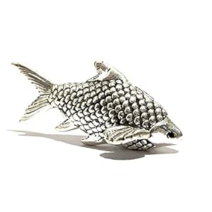 999 Pure Solid Silver Fish, Chandi ki Machli for Astrological and Lal Kitab Remedy | Silver Fish for Vastu, Pooja, Housewarming and Gift – Small