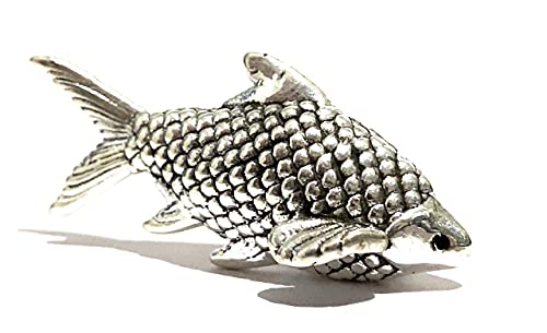 999 Oxidized Pure Solid Silver Fish/Chandi Ki Machli for Astrological and Lal Kitab Remedy | Silver for Vastu, Pooja, Housewarming and Gift - Small