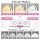 Lmaqfum Halbmond Lampe für Nagel Schreibtisch, Faltbare LED Nageltischlampe für Nail Tech mit Telefonhalter,Nageltisch lampe mit 3 Farbmodi 10 Helligkeiten für Schönheit Tattoo Maniküre (71CM/36W)