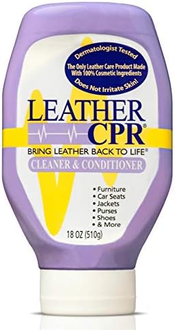 Leather CPR Cleaner & Conditioner 18oz - Best Leather Cleaner & Conditioner. Cleans, Conditions, Restores & Protects Leather Furniture, Handbags, Car Seats, Jackets, Boots, Shoes, Saddles, Tack & More